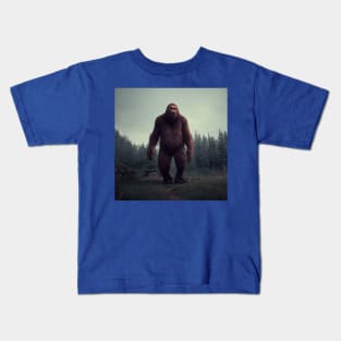 Sasquatch in Nature Kids T-Shirt